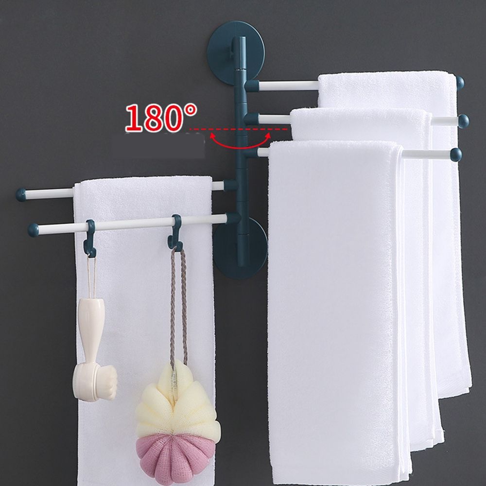 Bath Stand Wall Mounted Organization Bathroom Storage Holder Towel Hanger Towel Rack Towel Bars
