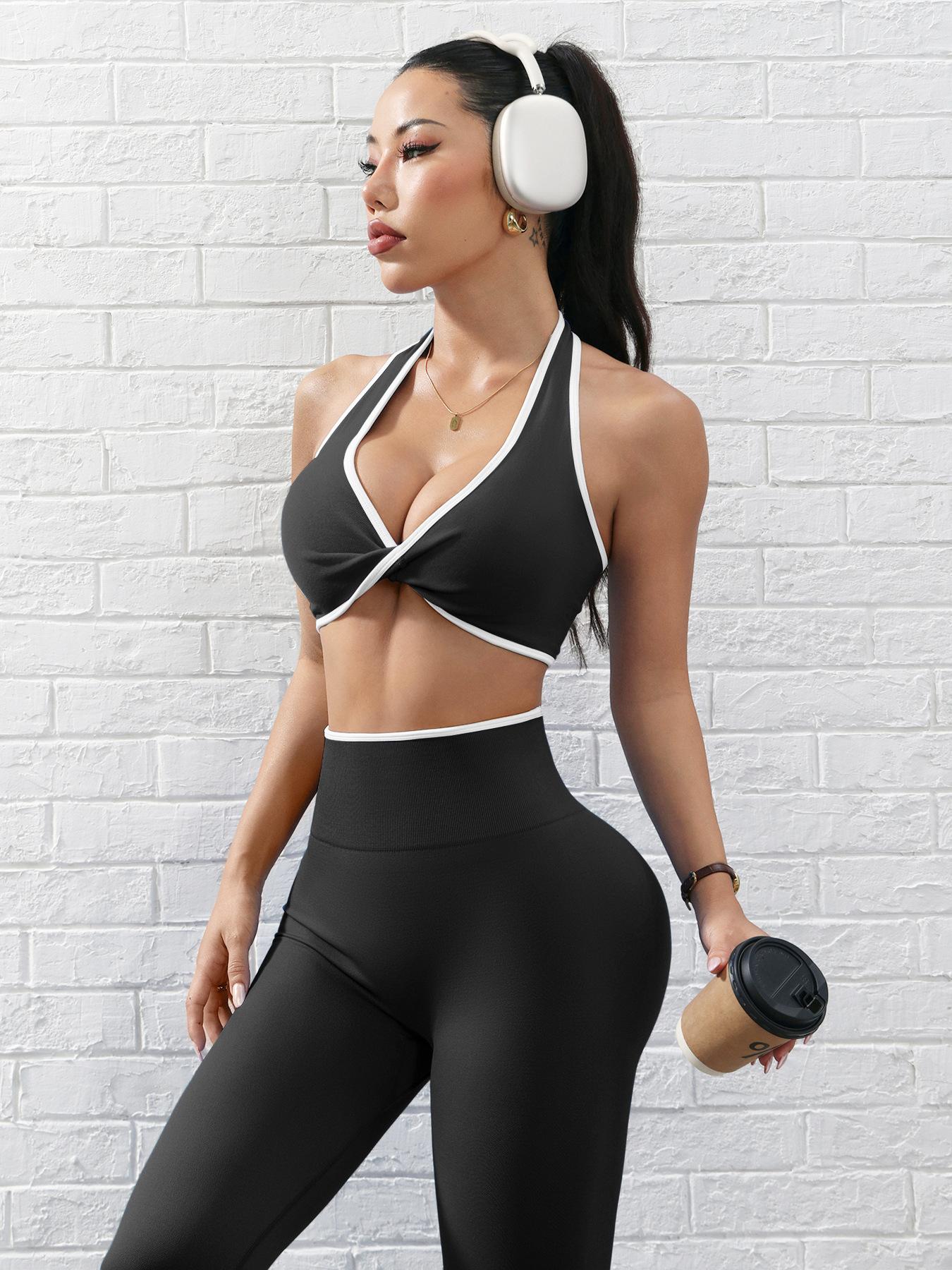 

JYL Sports Yoga Set Running Fitness Long Pants Set L бездна