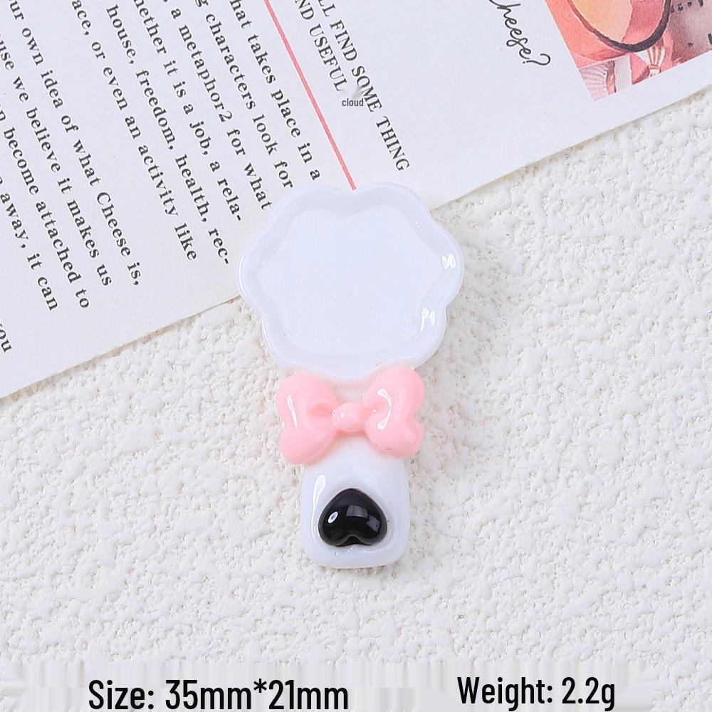 Handmade Cartoon Flower Spoon Candy Toy DIY Cream Resin Accessories for Jewelry Making