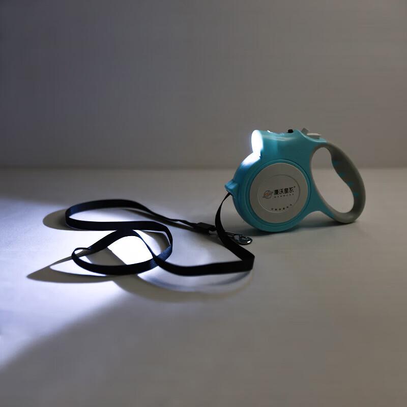 MANWOGA 5M Retractable Pet Leash with LED Light