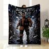 "Stone Cold Wrestling Icon Design Flannel Blanket for Bedroom Living Room Sofa and Nap"