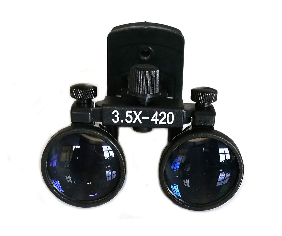 

Портативна лупа PochiDen Loupe Magnifier Clip-on 3.5X Flip-up (3,5X) чорний