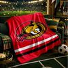 Senators Heritage Throws Blanket Flannel Blankets Plush for Couch Bed Gifts for Men Women Travel picnic blanket Christmas fan gifts