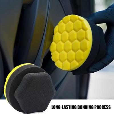 Yousheng Car Waxing Sponge Hexagonal Pattern Design Efficient Heat Dissipation Car Wax Applicator Car Care Waxing Tool