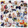 50/100pcs ONE PIECE Anime Stickers Cool Cartoon Decals Kid Toy DIY Stationery Suitcase Car Bike Waterproof Classic Manga Sticker