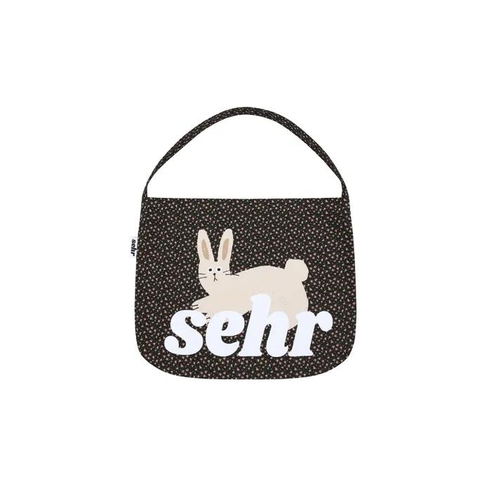 My Bunny Flower Easy Bag (Black)