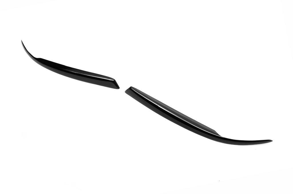 Ресницы Косой капот (2 шт) Черный мат для Volkswagen T4 Caravelle/Multivan