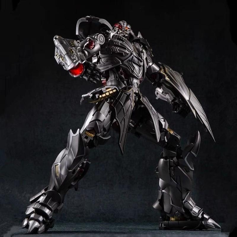31cm BS-02 Transforming Robot Last Knight Megatron Alloy Enlarged Action Figure Deformable Jet Mode Collectible Model Toy Gifts