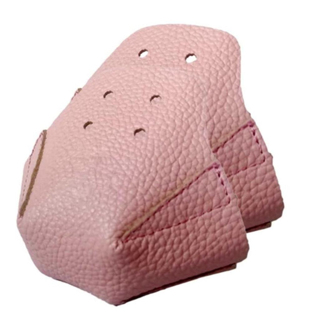 1 Pair Skates Roller Anti-friction Feet Toe Cap Guard 4 Hole Leather Skating Cover Protectors for Outdoor Sports Training
