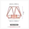 Polygonal Geometry Iron Candlestick Handicraft Simple Aromatherapy Candle Base Metal Ornaments Candlestick Container Hogar