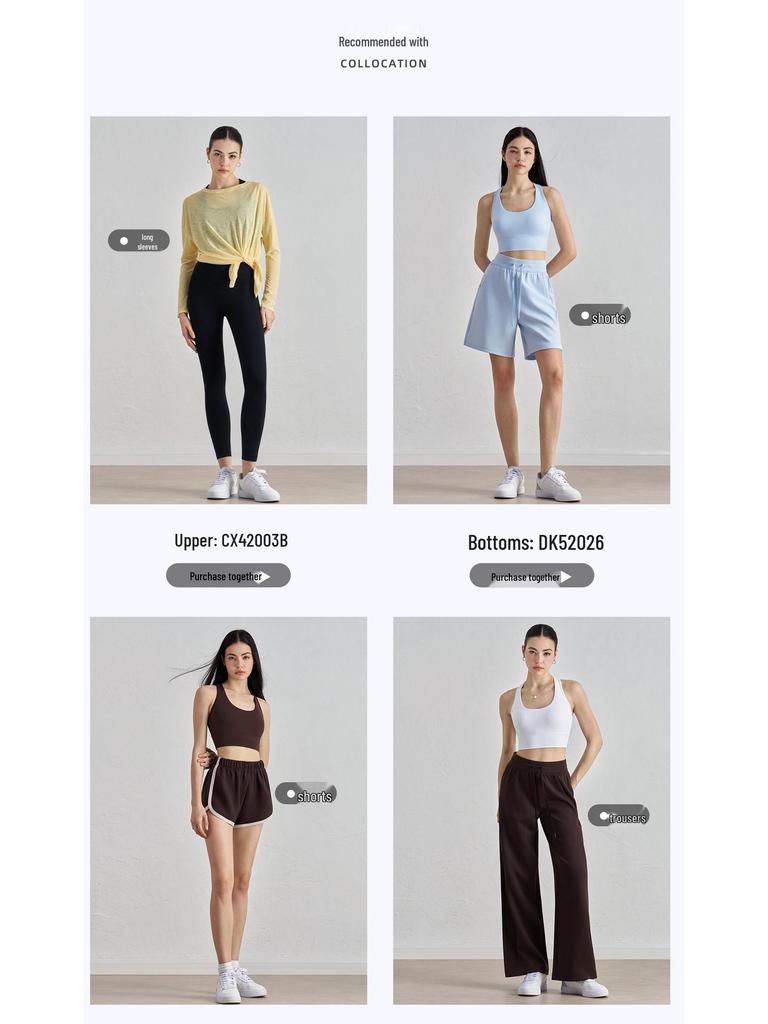 NU Racerback Sport-BH med Bröstinlägg - Yoga Fitness Topp