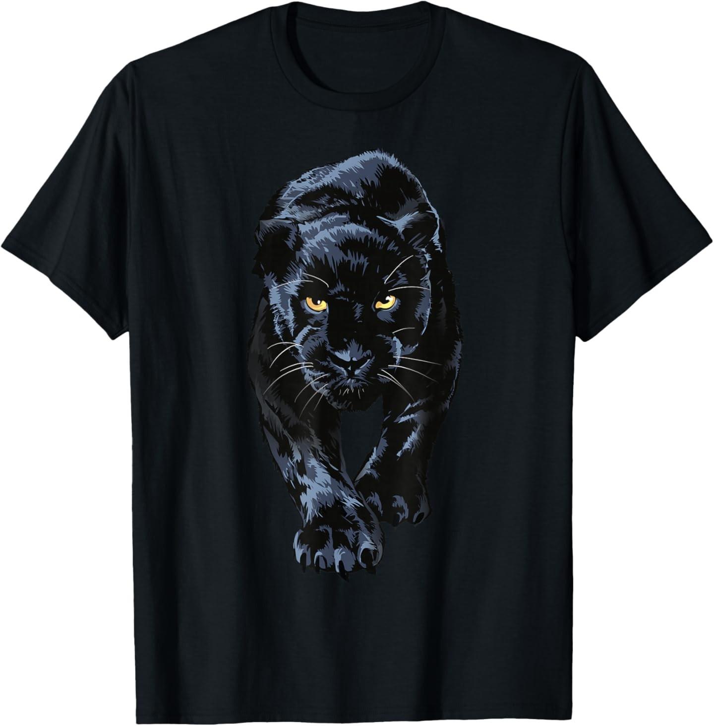 Black Panther Walking for Lovers Animal Leopard & Jaguar T-Shirt S разноцветный