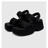 Dicke Plateausohlen High Heels Sandalen für Damen, Neue Sommer Höhe-erhöhende Klettverschluss Sport Strand Schuhe