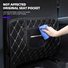 1Pcs Car Anti-Kick Pad Mat Seat Backrest Protector Cover For Mercedes Benz AMG W177 W176 X166 X167 C257 C218 X253 C118 C117 H247