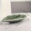 Nordic Style Ceramic Leaf Jewelry Dish INS Jewelry Display Tray Ring Storage Tray  Dresser Tabletop