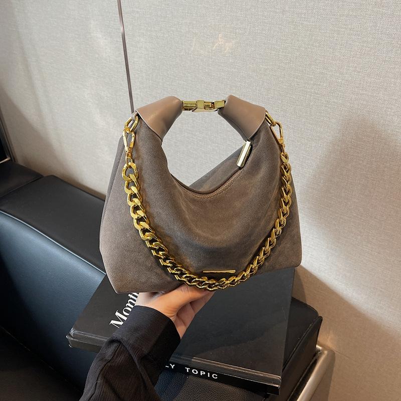 Wholesale Chain Handbag Women's 2025 Autumn and Winter New Retro Underarm Bag Versatile Shoulder Messenger Bag