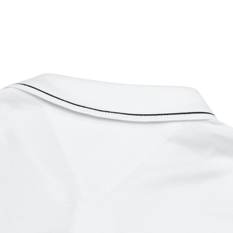 New FILA MODERN HERITAGE Polo Shirt Men's Standard White F51M421101FWT