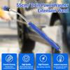 20° Curved Pressure Washer Extension Wand for Car Wash High-Pressure Washer Gun, with Non-slip Grip, Threaded Nozzle #035 with Horn-type Splash Guard