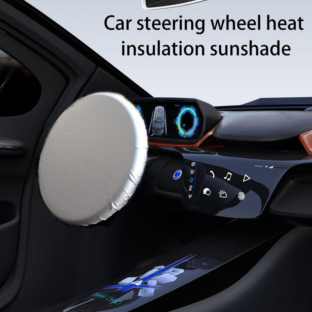 Steering Wheel Sun Shade Cooling Steering Wheel Cover For Summer UV Protection Sun Shade Automotive Accessories For Daily Truck