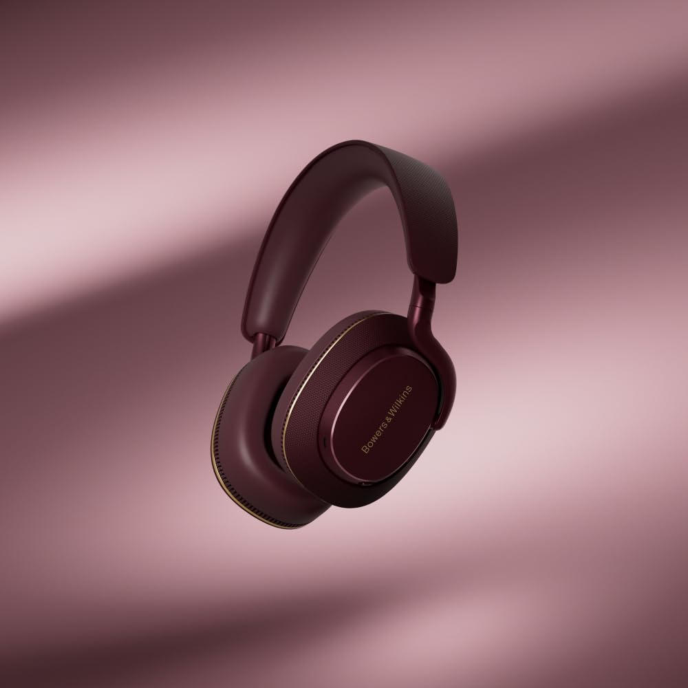 Bowers Wilkins PX7 S3 Wireless Senza Perdite Multipoint Dinamico da 40mm Utilizzo Cablato Senza Perdite Possibile & (Bordeaux Vintage) Cuffie Cancellazione, Riproduzione,