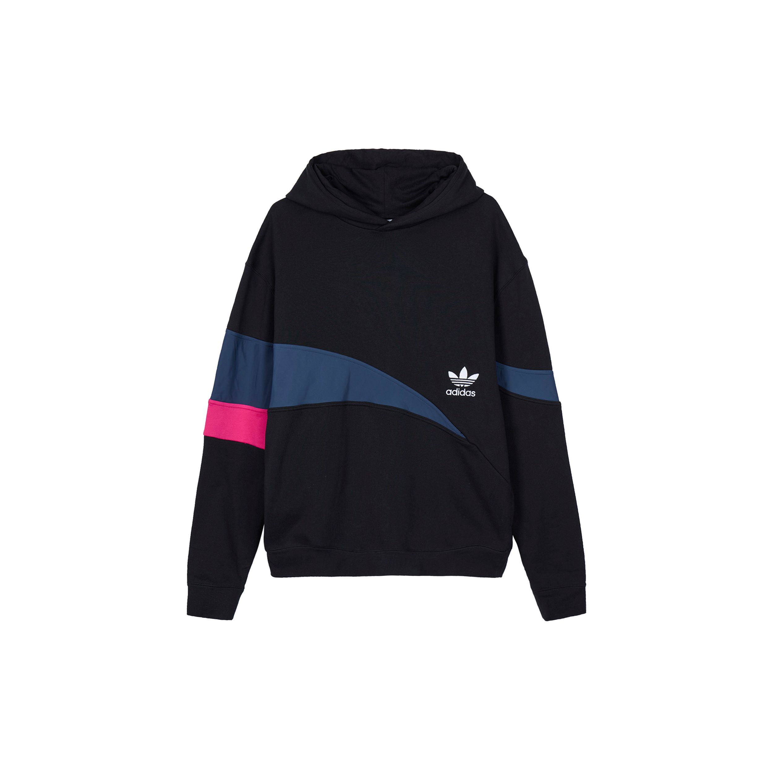 

Мужская толстовка с капюшоном Adidas Originals Trefoil Colorblock Logo, черная H46695 XS