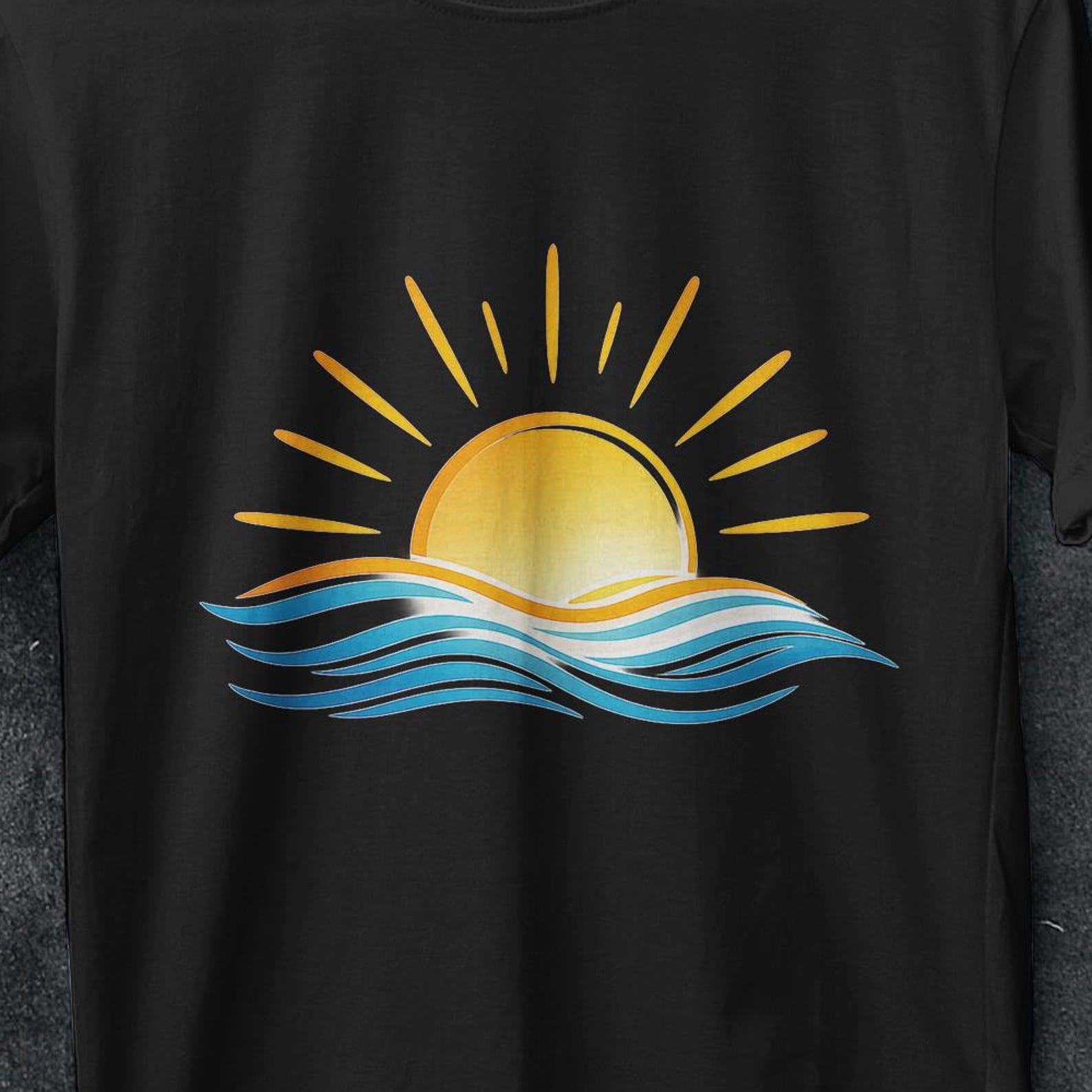Sun T-shirt, Sunshine Shirt, Summer Shirts, Beach Shirt, gift for her, summer vibes shirt, Holiday shirt, Sun Graphic Tee, Retro 90s Shirt L