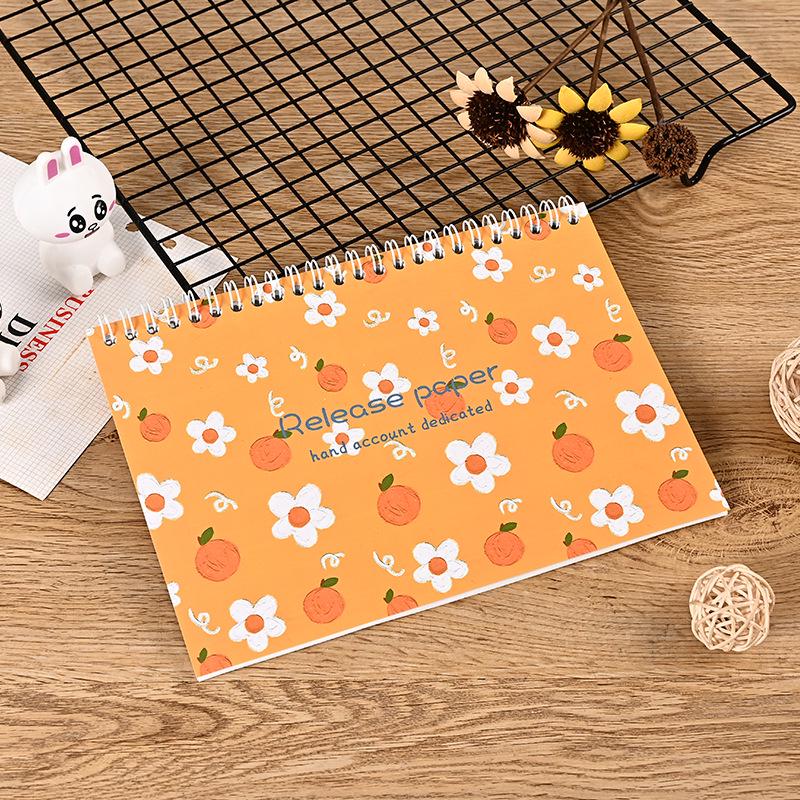 

Двостороння книга-колекціонер паперу для випуску та наклейок формату А5 на спіралі A5 / 32 Sheets