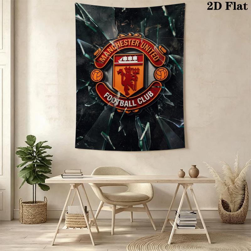 Manchester Crest Poster Bedding 1 Duvet Cover 2 Pillowcase Without Core Duvet Cover And Pillowcase Bedding Set Christmas Birthday Gift