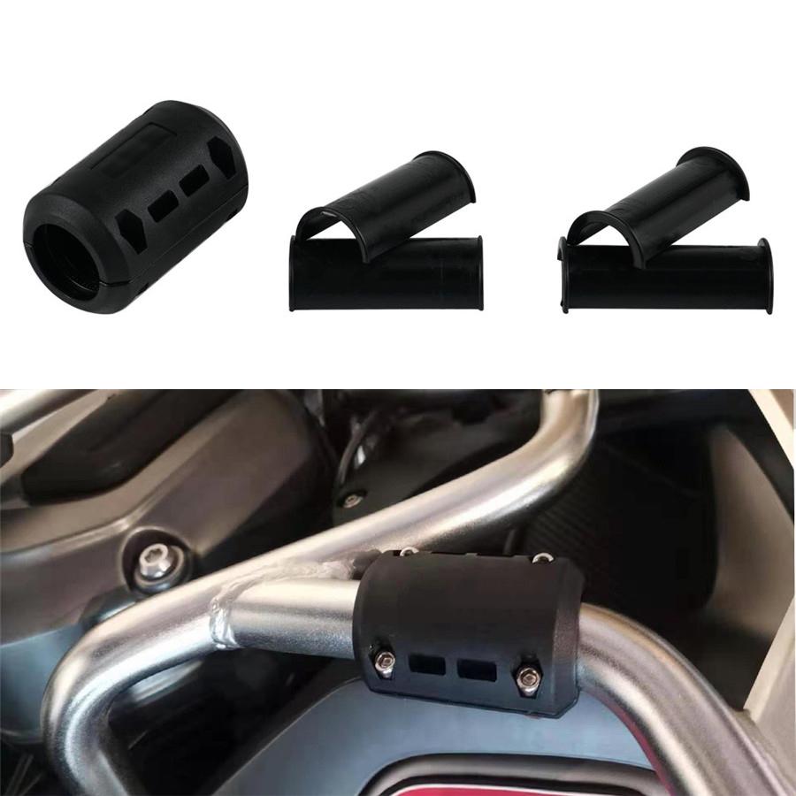 2PCS Motorcycle Engine Crash Bar Protection Bumper Decorative Guard Block 22/25/28mm For BMW F800GS F800GT R1200GS F800 GS Adventure