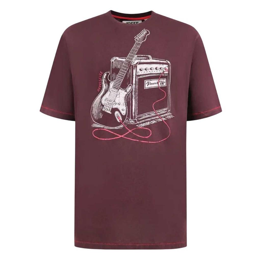 Duke Mens D555 Barnsley Guitar Kingsize T-Shirt