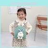 Pattern Plush Rabbit Childrens Backpack Outdoor Cartoon Mini Storage Bag