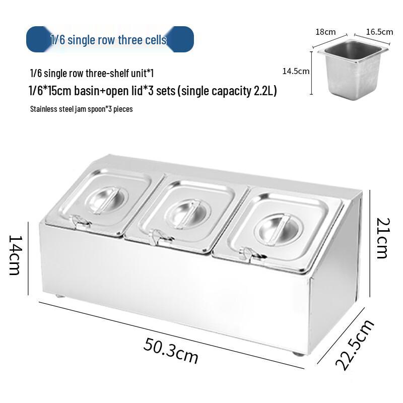 Andytai Stainless Steel Kitchen Seasoning Box