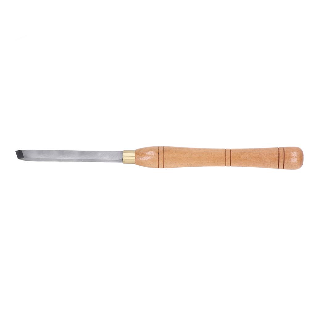 Skew Chisel HSS Lathe Turning Tool Ergonomic Beech Handle Lathe Chisel for Woodworking