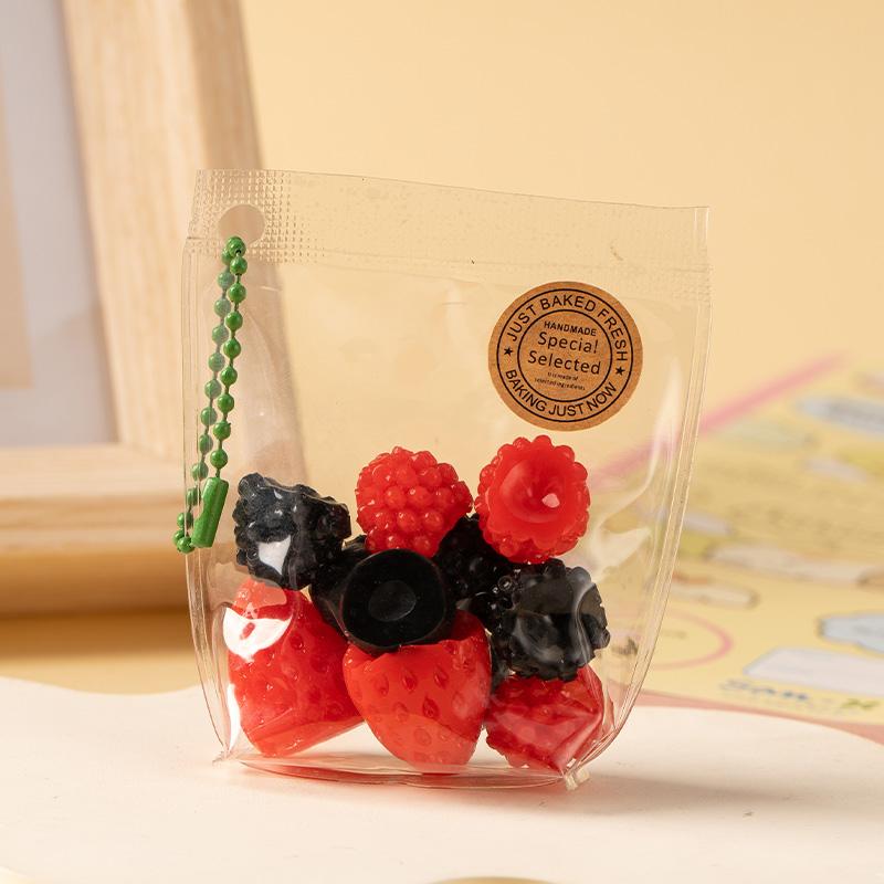 Fun Mochi Squishy Stress Toys Fruit Squeeze Soft Sensory Toy Anti Stress Ball Pendant Keychain Party Favors Backpack Decor Gift