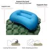 Portable Inflatable Pillow  Compressible Folding Air Cushion Outdoor Protective Tourism Sleeping Gear Camping Equipment