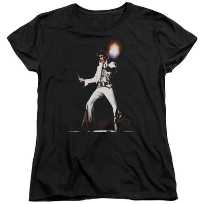 Elvis Presley Glorious Womens T Shirt Black Officially Licensed