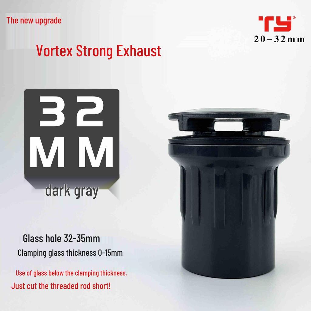 Tianyan PVC Male Thread Extended Exhaust Connector for Fish Tank Drainage