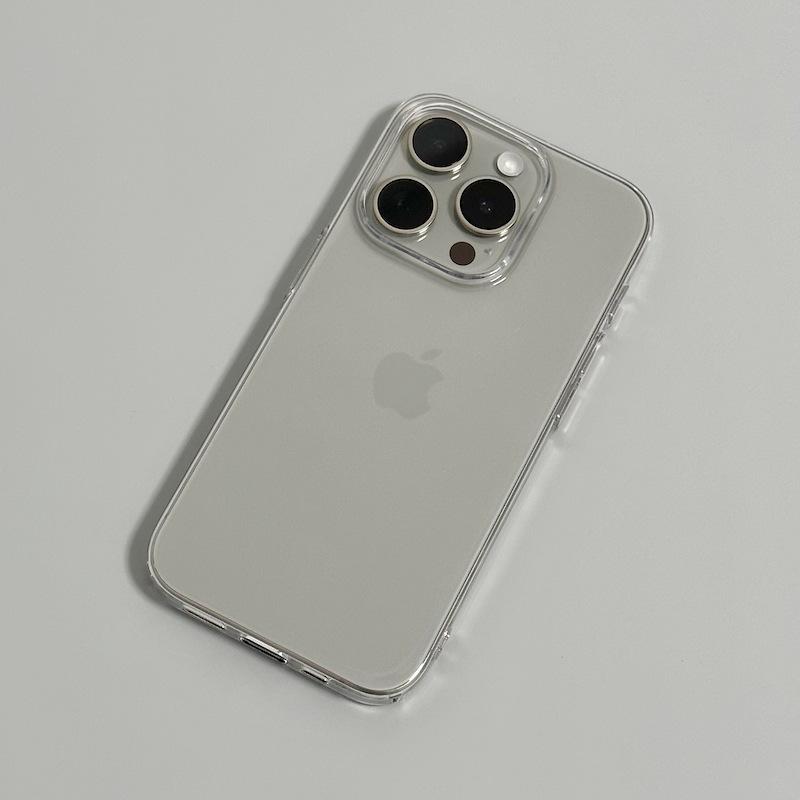 

Прозрачный 16e Жесткий Чехол Подходит для IPhone13pro Защитный Чехол Полностью закрывающий ПК Простой 14 Ультратонкий Apple 15 Чехол для Мобильного Телефона Apple 16