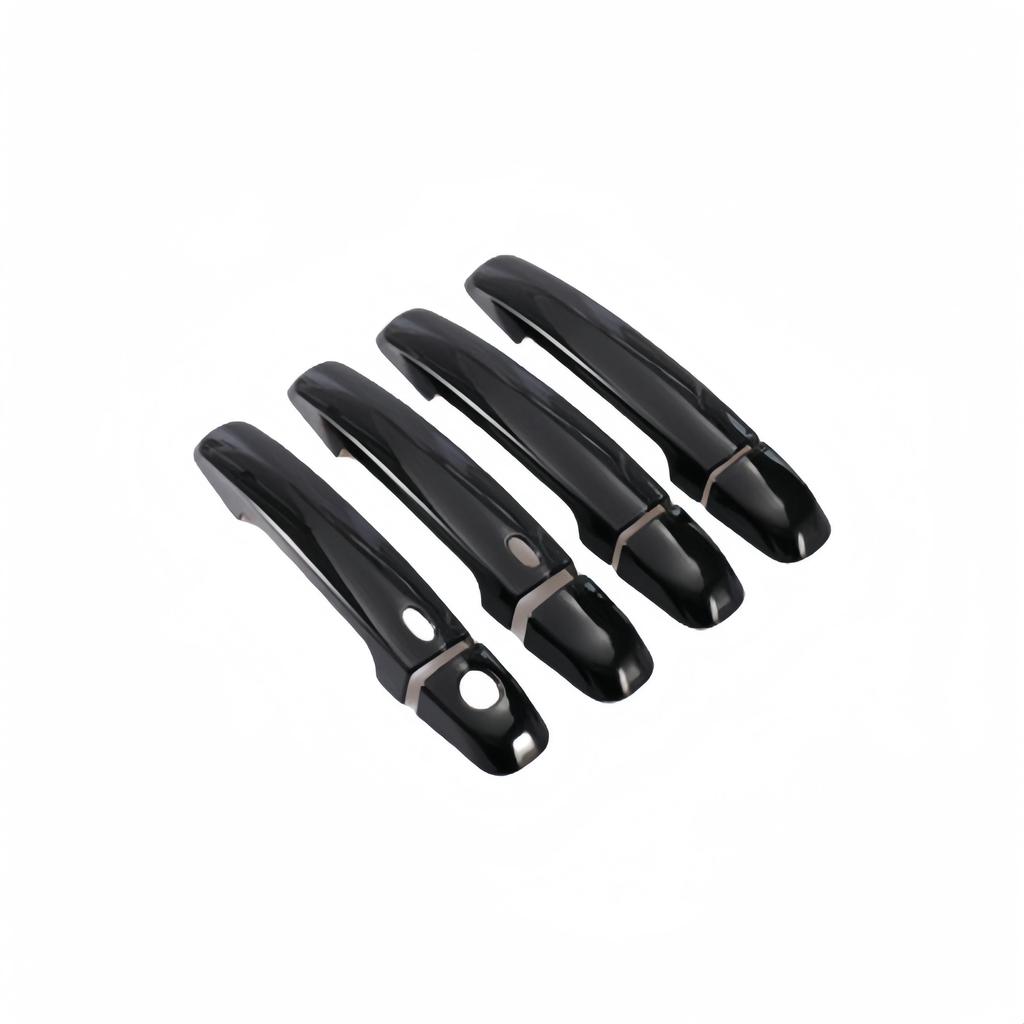 Car Decoration Door Handle Cover For Suzuki Swift 2005-2017 Glossy Black Carbon Fiber Car Trim Sticker Styling Accessories