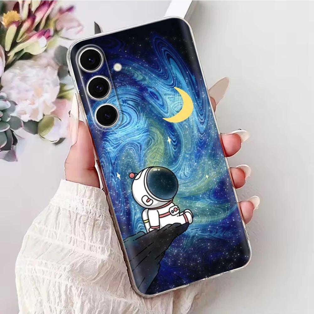 Hülle Für Samsung Galaxy S24 FE Hülle Lustige Tiere Weiches Glattes Flüssiges Silikon Hochwertige Abdeckung Für Galaxy S24 FE SM-S721B 6,7"