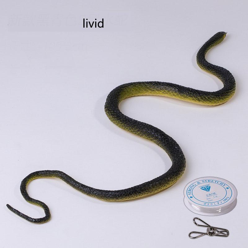 Snake Prank with String Clip Realistic Rubber Snake Prank for Teasing Friends Funny Prank Kit for Adults Prank Stuff