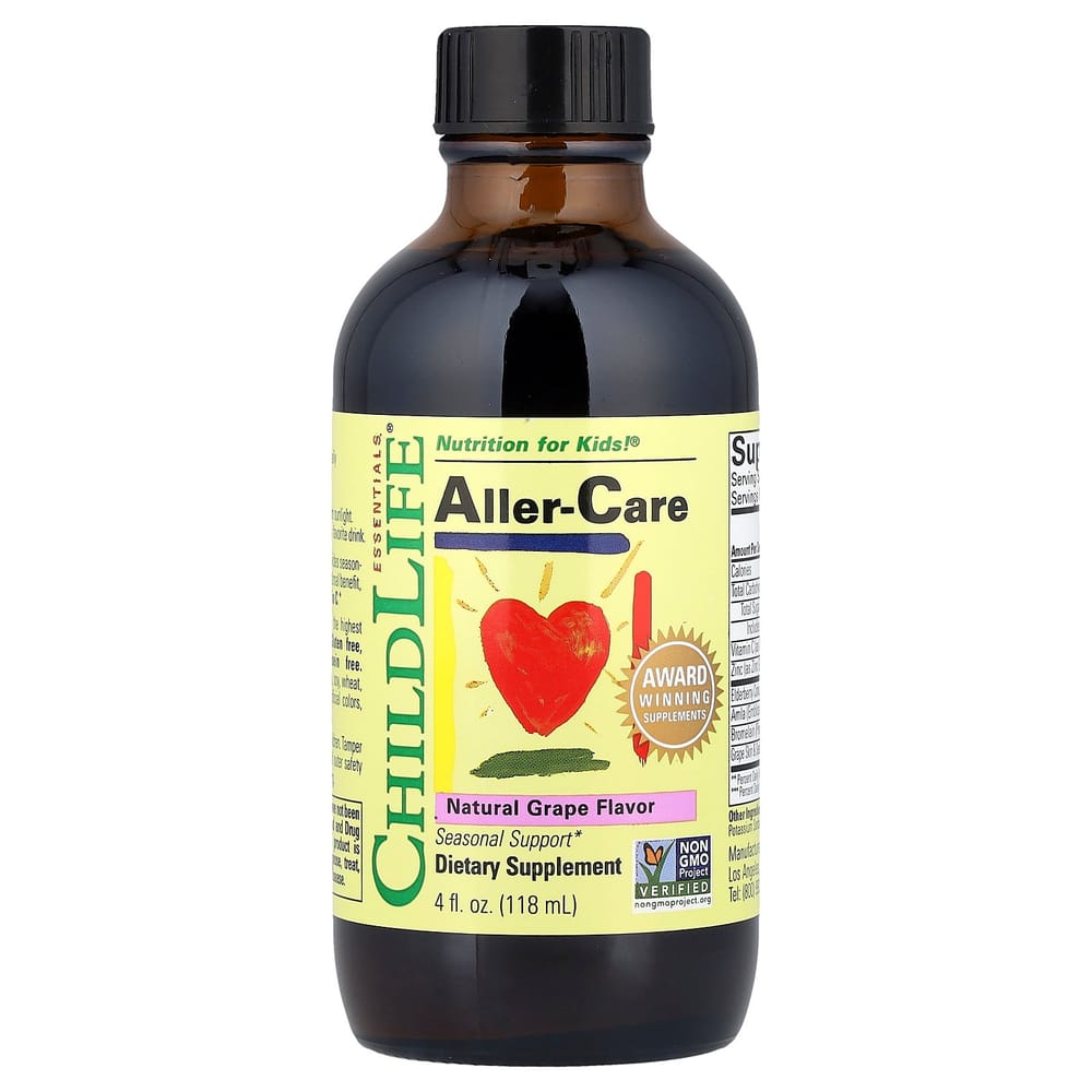 

iHerb ChildLife Essentials Aller-Care Grape Flavor 118.5ml (4 fl oz) 118ml - 1 ea