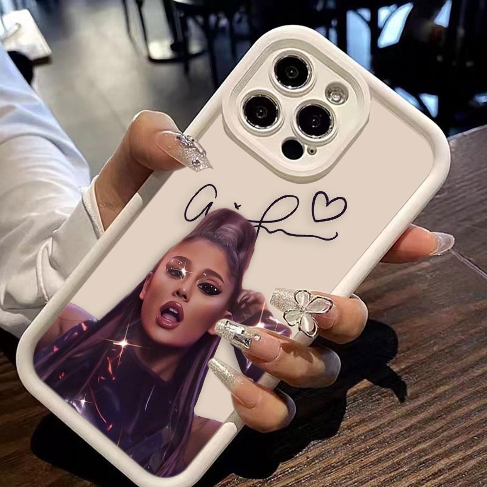 A-Ariana G-Grande Singer Phone Case For Oneplus 8T 9R 10R 11 12 13 13T 15 NORD ACE CE 2 3 4 5 6 LITE Case DIY Shell Funda Cover