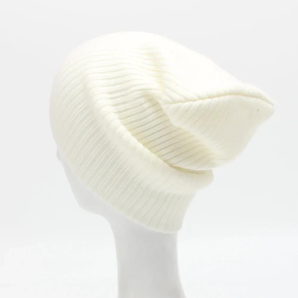 Solid Unisex Beanie Autumn Casual Soft Knitted Beanie Stretch Stretch Skull Hat Fashion Warm Hat Men Women Plain Daily Hat
