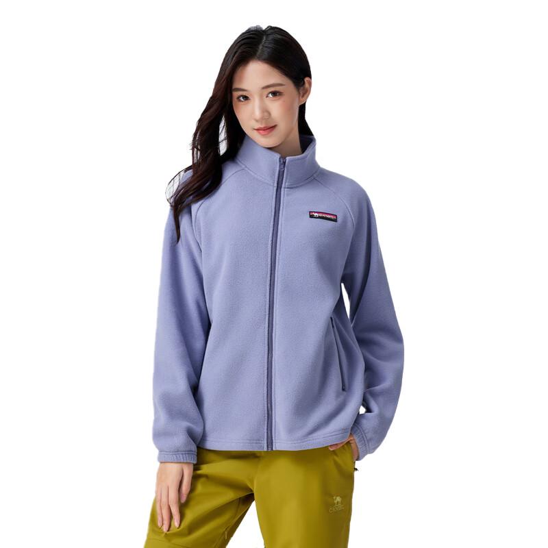 

CAMEL Women s Stand-Collar Fleece Jacket M