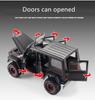 1/24 BENZ G500 4x4 Tyre Alloy Car Model Diecasts Metal Toy Off-road Vehicles Car Model High Simulation Sound and Light Kids Gifts