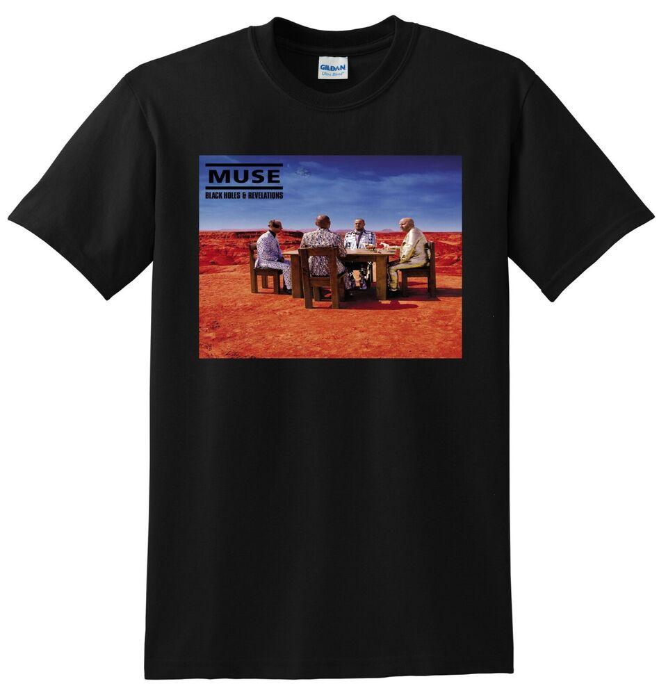 MUSE T SHIRT black holes and revelations vinyl cd cover SMALL MEDIUM Unisex T-Shirt S