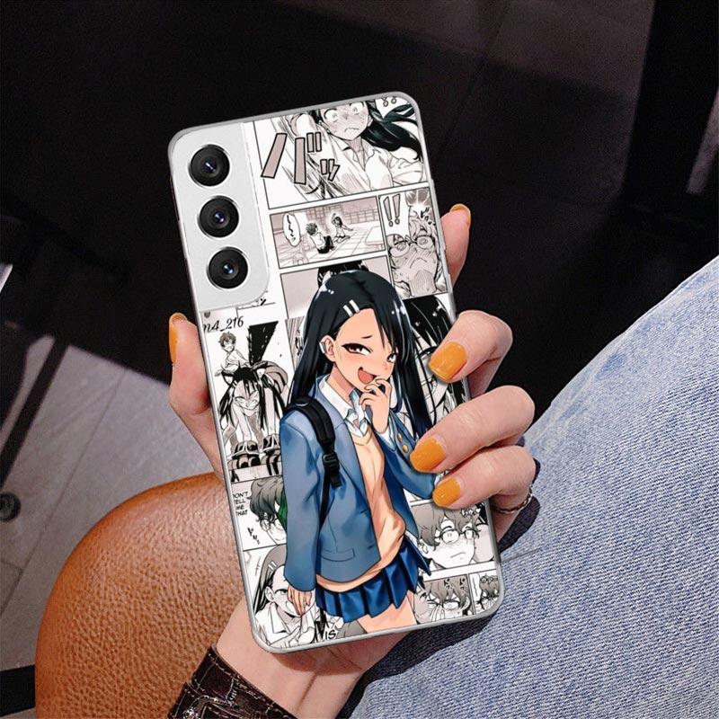 

Nagatoro San Anime Aesthetic Phone Case For Samsung Galaxy S24 S25 Edge S26 Ultra S23 S22 S21 Plus S20 FE + Personalized Print C Samsung S24