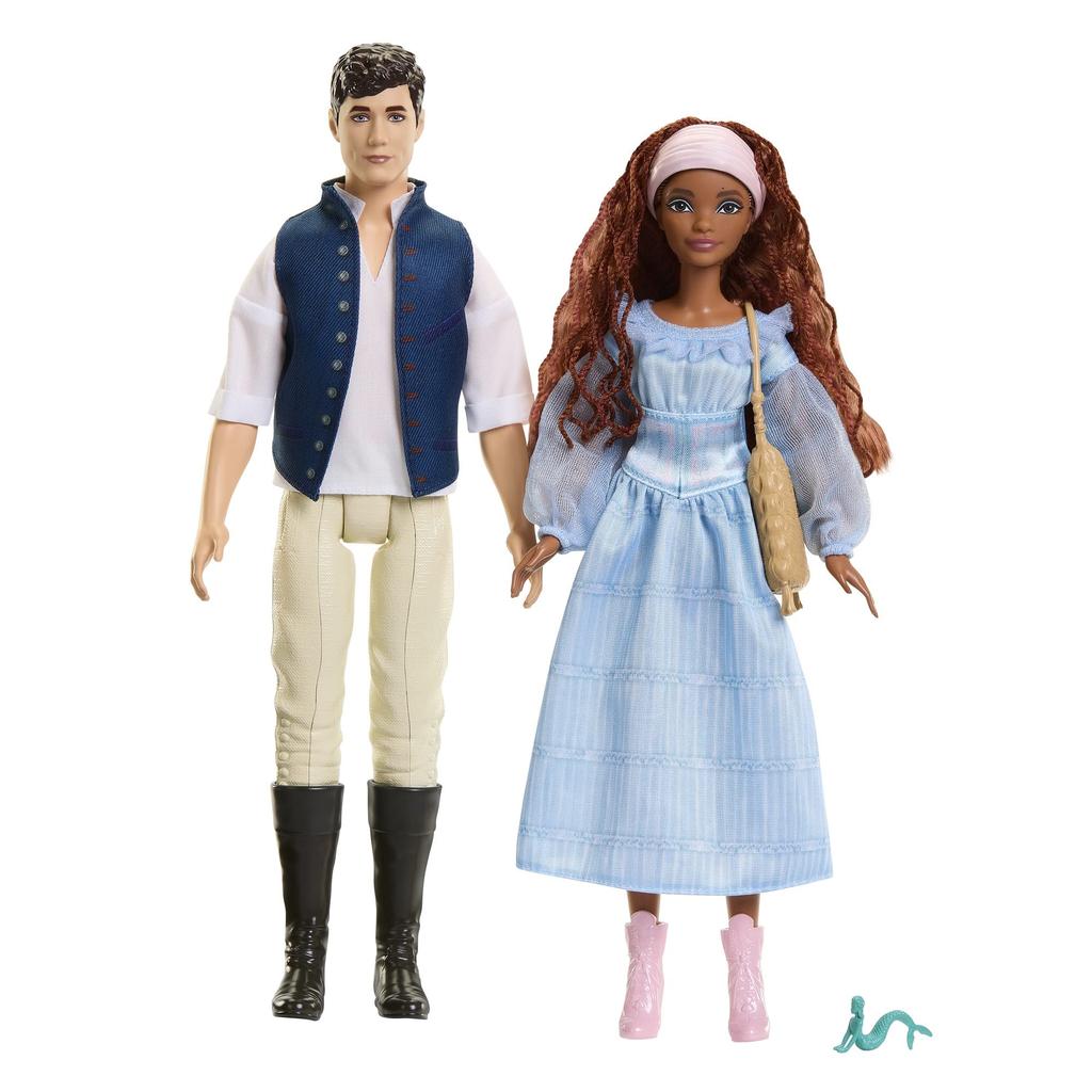 MATTEL movie Little Eric Doll years old and HLX14 Disney/Live-action "The Mermaid" Ariel/Prince [Dress-up doll] [2 dolls] [3 up]