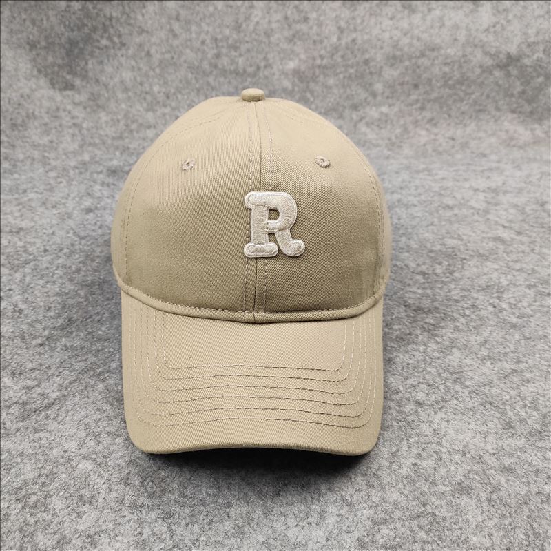 Large head circumference large size hat men's and women's soft top letter baseball cap four seasons men's cap R word